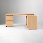 Cutler L-Shaped Desk (68") &amp; File Cabinet (16") Set