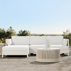 Porto Aluminum Outdoor 2-Piece Chaise Sectional (105")