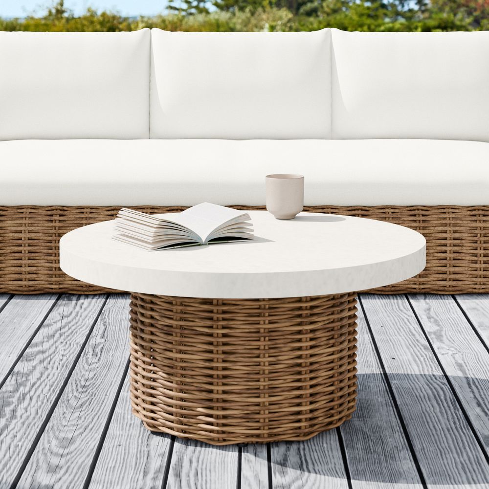 Westport Outdoor Pedestal Coffee Table (32") by West Elm