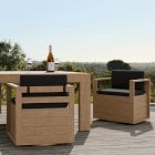 Telluride Outdoor Swivel Dining Chair (Set of 2)