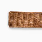 Rattan Wave Wall Shelf
