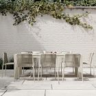 Telluride Aluminum Outdoor Extendable Table &amp; Oceana Side Dining Chairs Set