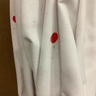 Open Box: 9' Round Outdoor Patio Umbrella, Rustproof Aluminum Tilt Frame - Sunbrella® White, Stone Black