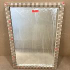 Open Box: Cantilever Textured Wood Wall Mirror (28"W x 40"H) - Blonde