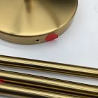 Open Box: Curvilinear Mid-Century Chandelier (55") - Antique Brass/Dark Bronze