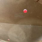 Open Box: Geo Burled Wood Wall Mirror, Round (30") - Light Burled