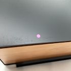 Open Box: Modern Steel &amp; Teak Mailbox, Wide (16"W x 7"D x 11"H) - Black