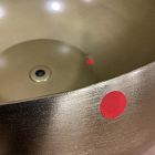 Open Box: Organic Metal Floor Planter, Low Wide (24&rdquo;D x 12&rdquo;H) - Light Brass