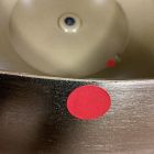 Open Box: Organic Metal Floor Planter, Low Wide (24&rdquo;D x 12&rdquo;H) - Light Brass