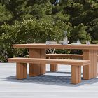 Collings Outdoor Terrawood Dining Bench (71")