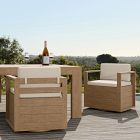 Telluride Outdoor Swivel Dining Chair (Set of 2)