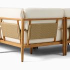 Baycrest Outdoor Teak 3-Piece L-Shaped Sectional