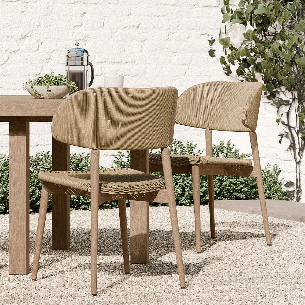 Hyde Outdoor Side Dining Chair (Set of 2) by West Elm