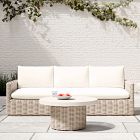 Westport Wicker Slim Profile Outdoor Sofa (68"&ndash;85")