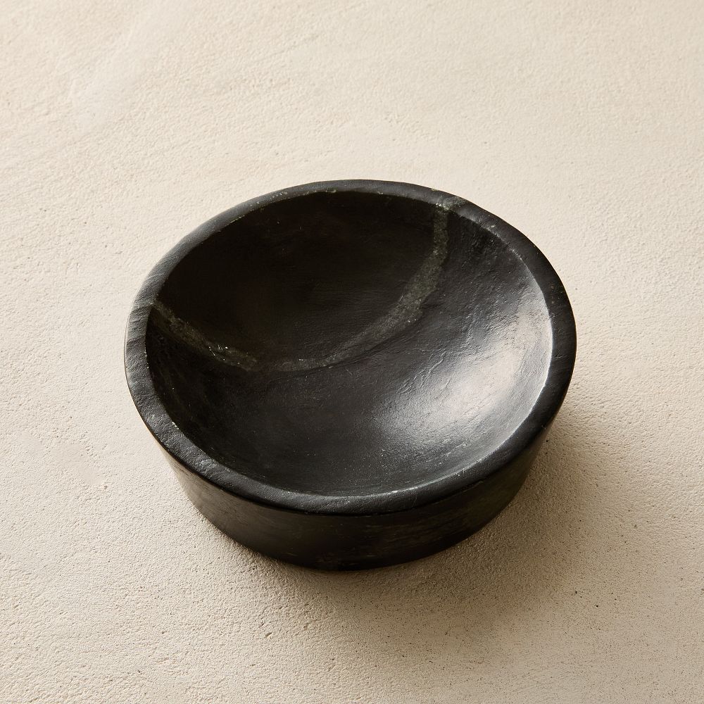 Foundations Marble Small Bowls (Black/5")