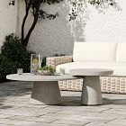 Concrete Pedestal Outdoor Nesting Coffee Tables (24"&ndash;44")