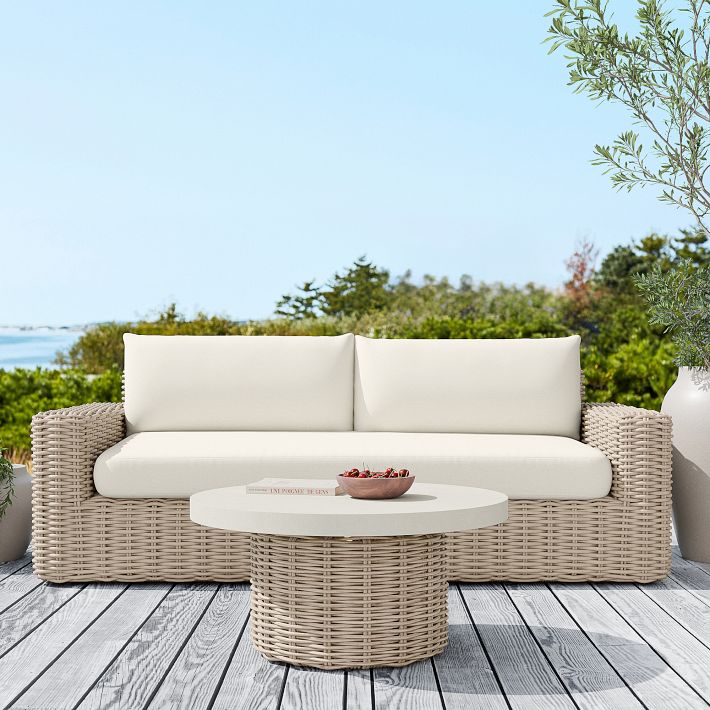 Westport Wicker Outdoor Sofa (84
