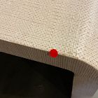 Open Box: Solstice Painted Raffia Low Coffee Table (50") - Whitewash