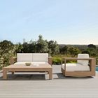 Telluride Outdoor Sofa (72"&ndash;92"), Swivel Chair &amp; Coffee Table (60") Set