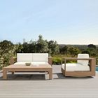 Telluride Outdoor Sofa (72"&ndash;92"), Swivel Chair &amp; Coffee Table (60") Set