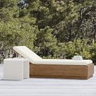 Telluride Outdoor Chaise Lounge &amp; Syros Side Table Set