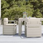 Telluride Aluminum Outdoor Swivel Dining Chair