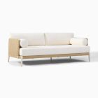 Ventura Aluminum Outdoor Sofa, Lounge Chair &amp; Kos Coffee Table Set