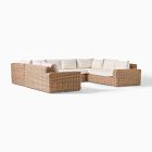 Westport Wicker Outdoor 6-Piece U-Shaped Sectional (139")