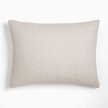 European Flax Linen Mini Waffle Shams