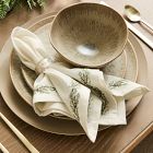 Etched Glass Snowflake Napkin Ring Sets