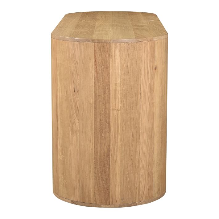 Edgar Round Dresser (66") Solid Oak | West Elm