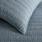 European Flax Linen Cotton Pick Stitch Quilt &amp; Shams