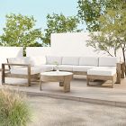 Portside Outdoor 4-Piece Chaise Sectional (124")