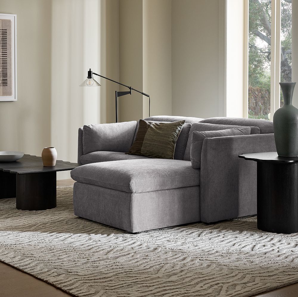 Shelter Motion Reclining Small Reversible 2-Piece Chaise Sectional (70") by West Elm