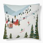 Ski Village Pillow Cover &amp; Throw Set
