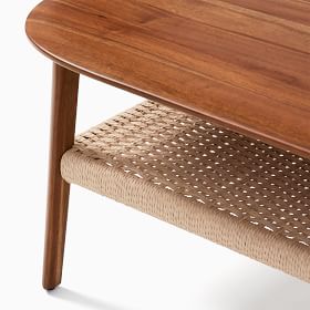Chadwick Mid-Century Rectangle Coffee Table | Modern Living Room