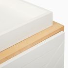Cora 3-Drawer Changing Table (45") - Natural / White