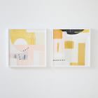 Sunny and Dots Framed Wall Art by Minted for West Elm