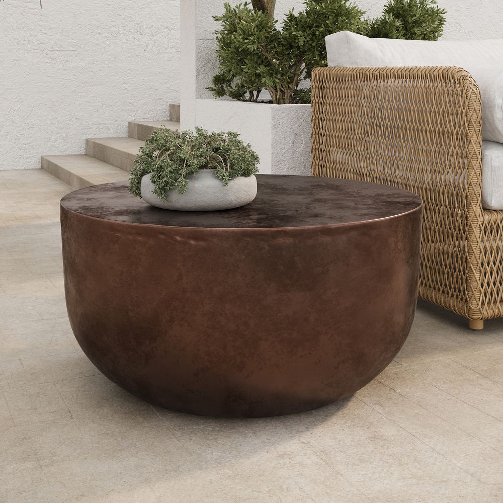 Cascais Outdoor Round Side Table (26") by West Elm