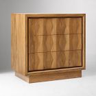 Carved Pattern 3-Drawer Dresser (35")