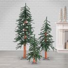 Faux Alpine Trees (Set of 3)
