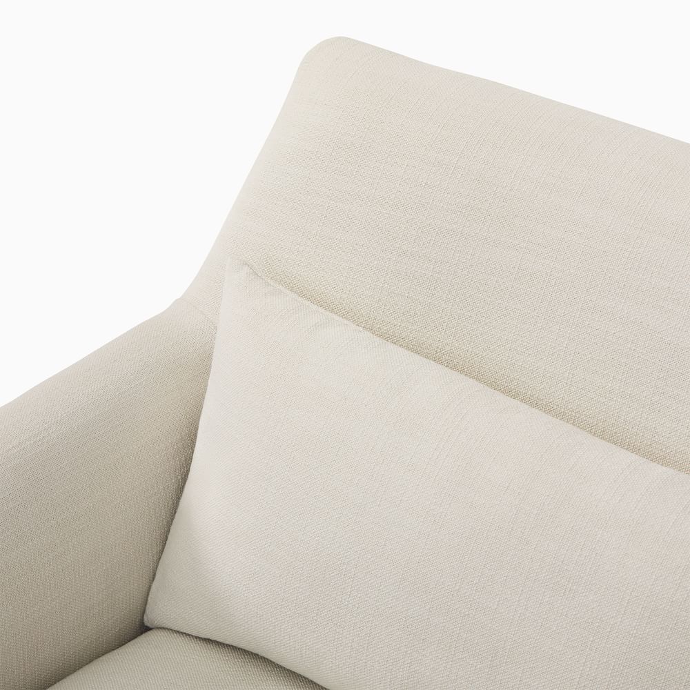 Close-up of arm and upholstery texture