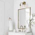 Mid-Century Single Bathroom Vanity (31.5") - White