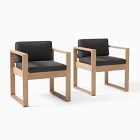 Telluride Outdoor Extendable Dining Table (76"&ndash;106"), Dining Benches &amp; Dining Chairs Set