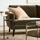 Two Tone Chunky Linen Pillow Cover