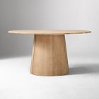 Anton Solid Wood Round Pedestal Dining Table (48", 60", 72")