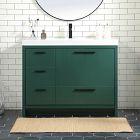 Donovan Single Bathroom Vanity (24"&ndash;48") - Blue/Green