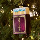 Glass Matchbook Ornament
