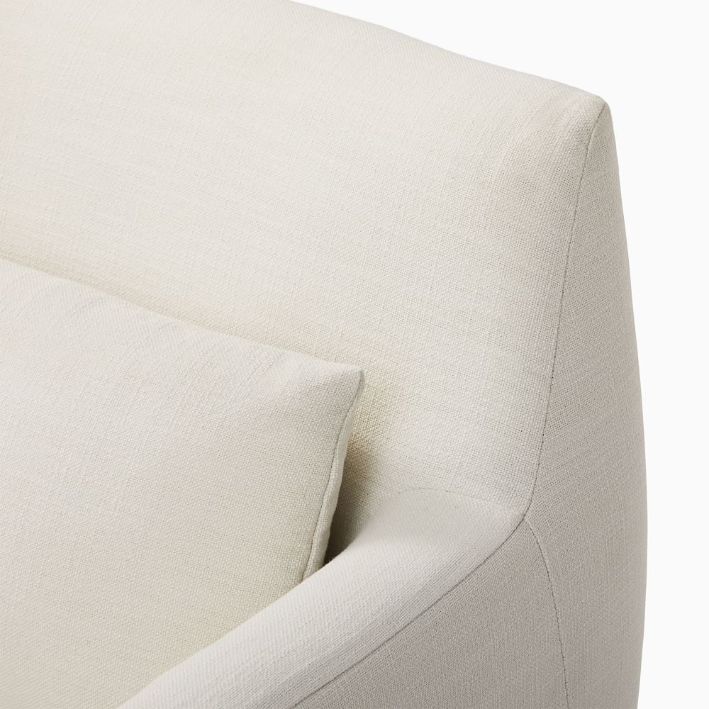 Close-up of chair back and fabric texture with seam