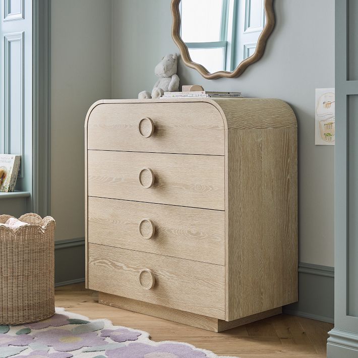 Kids Statement Knob 4-Drawer Dresser 36